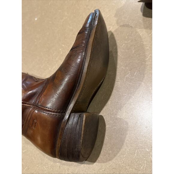9 M Vintage 70s Levi\'s Orange Tab Cowboy Boots Western Boot leather Levis vtg main image 13